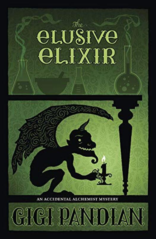 Book cover for "The Elusive Elixir" by Gigi Pandian
