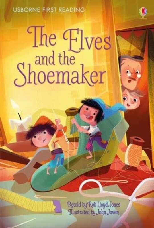 Book cover for "The Elves and the Shoemaker" by Rob Lloyd Jones