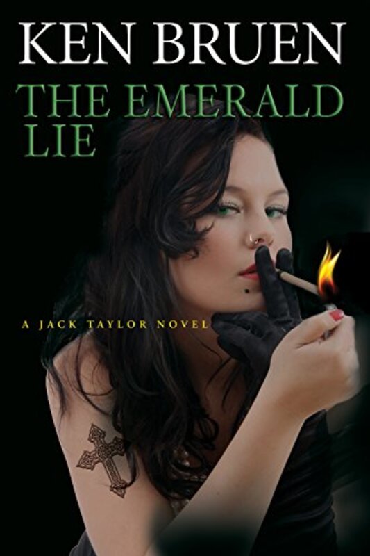 Book cover for "The Emerald Lie" by Ken Bruen