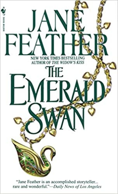 Book cover for "The Emerald Swan" by Jane Feather