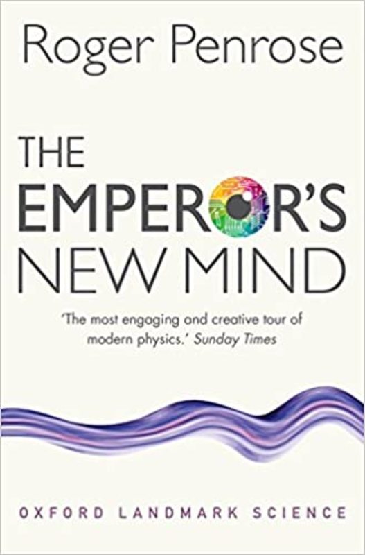 Book cover for "The Emperor's New Mind" by Roger Penrose