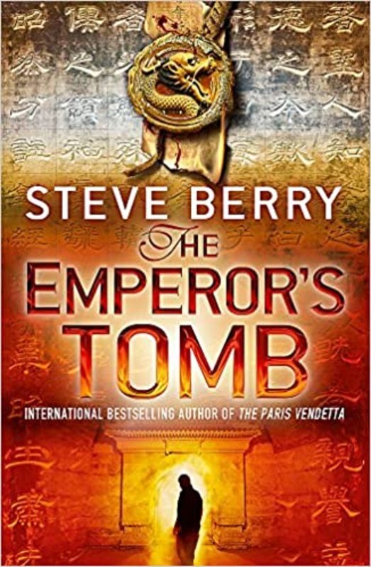 Book cover for "The Emperor's Tomb" by Steve Berry