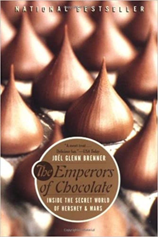 Book cover for "The Emperors of Chocolate" by Joël Glenn Brenner