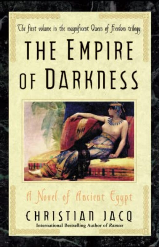 Book cover for "The Empire of Darkness" by Christian Jacq