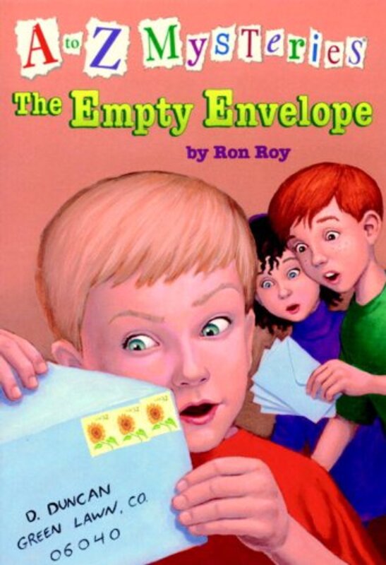 Book cover for "The Empty Envelope" by Ron Roy