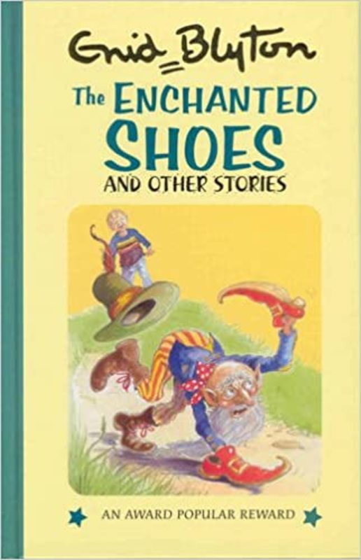 Book cover for "The Enchanted Shoes" by Enid Blyton