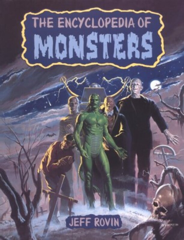 Book cover for "The Encyclopedia of Monsters" by Jeff Rovin