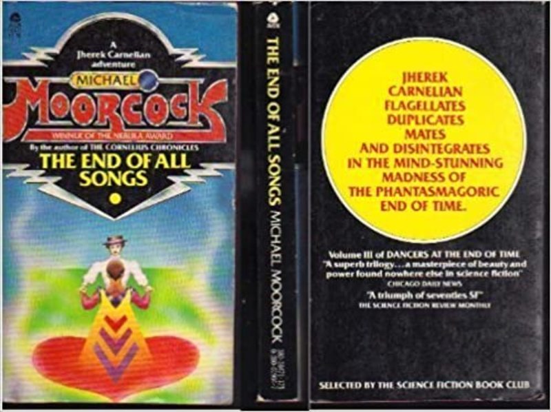 Book cover for "The End of All Songs" by Michael Moorcock