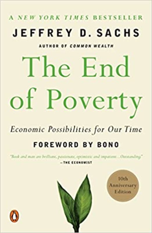 Book cover for "The End of Poverty" by Jeffrey D. Sachs