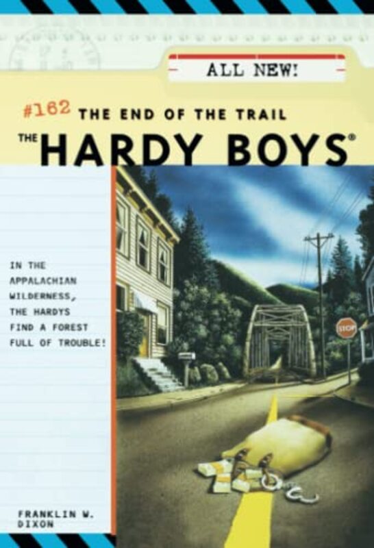 Book cover for "The End of the Trail" by Franklin W Dixon