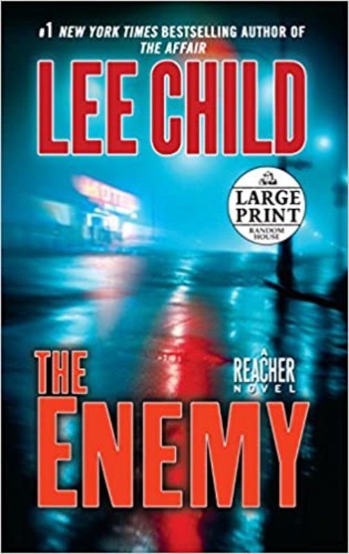 Book cover for "The Enemy" by Lee Child