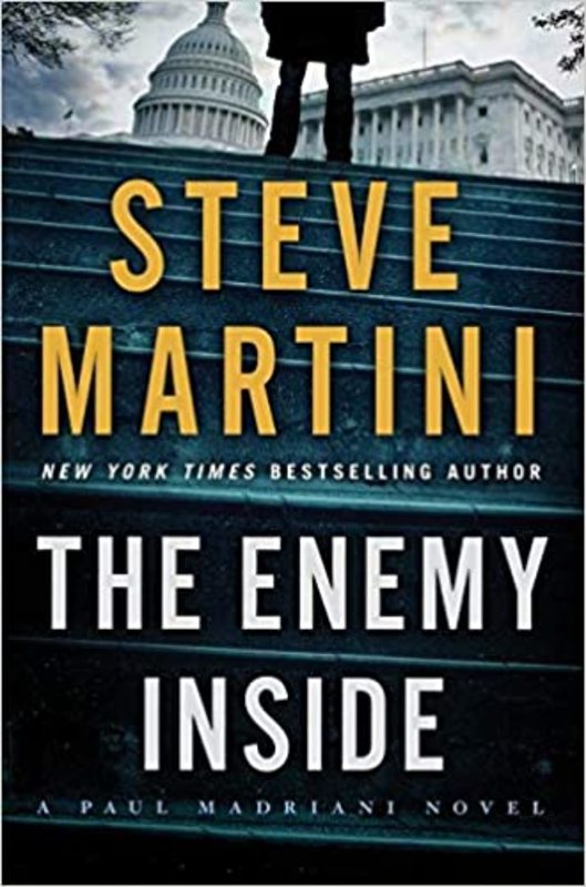 Book cover for "The Enemy Inside" by Steve Martini