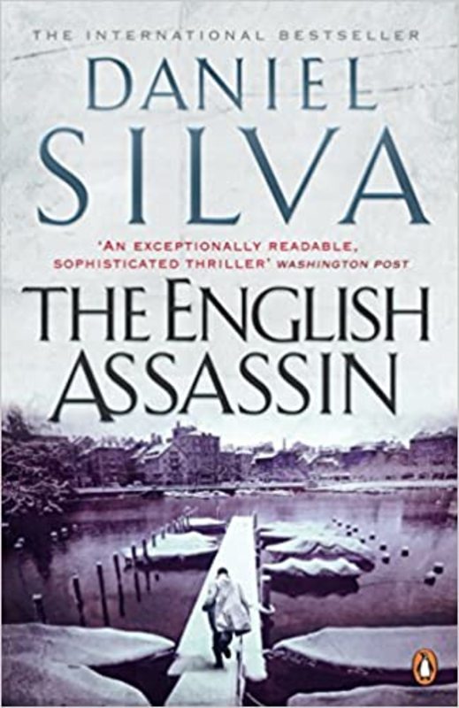 Book cover for "The English Assassin" by Daniel Silva