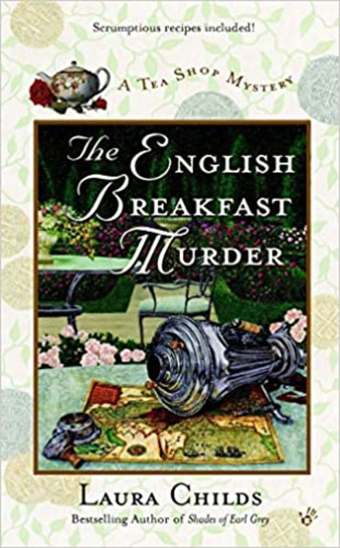 Book cover for "The English Breakfast Murder" by Laura Childs