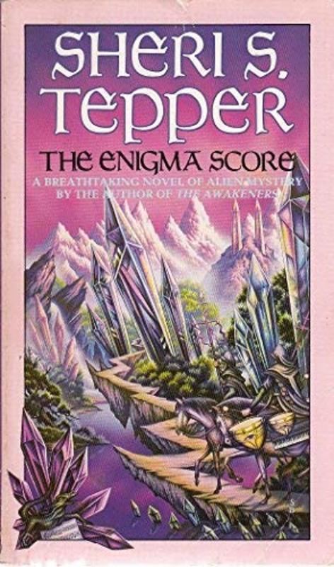 Book cover for "The Enigma Score" by Sheri S Tepper