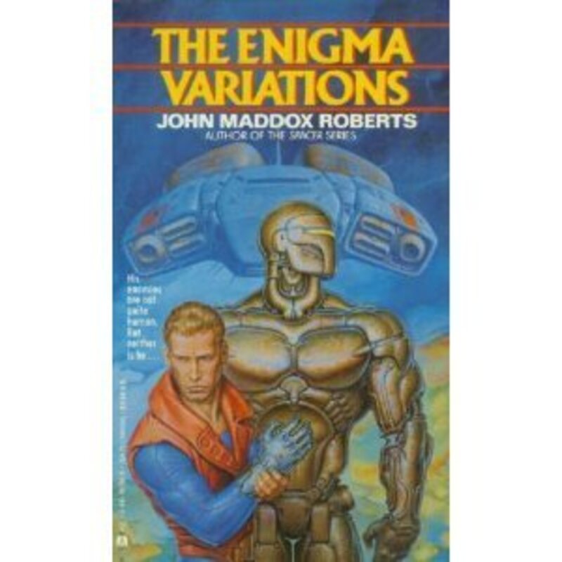 Book cover for "The Enigma Variations" by John Maddox Roberts