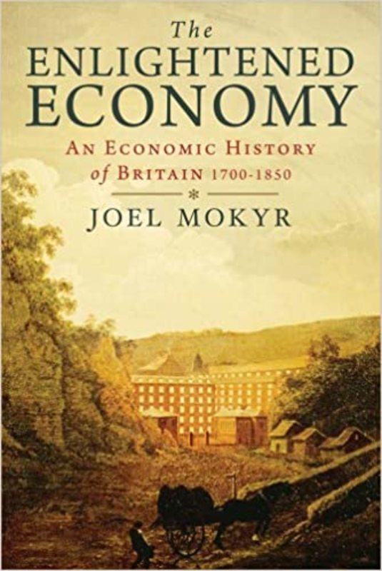 Book cover for "The Enlightened Economy" by Joel Mokyr