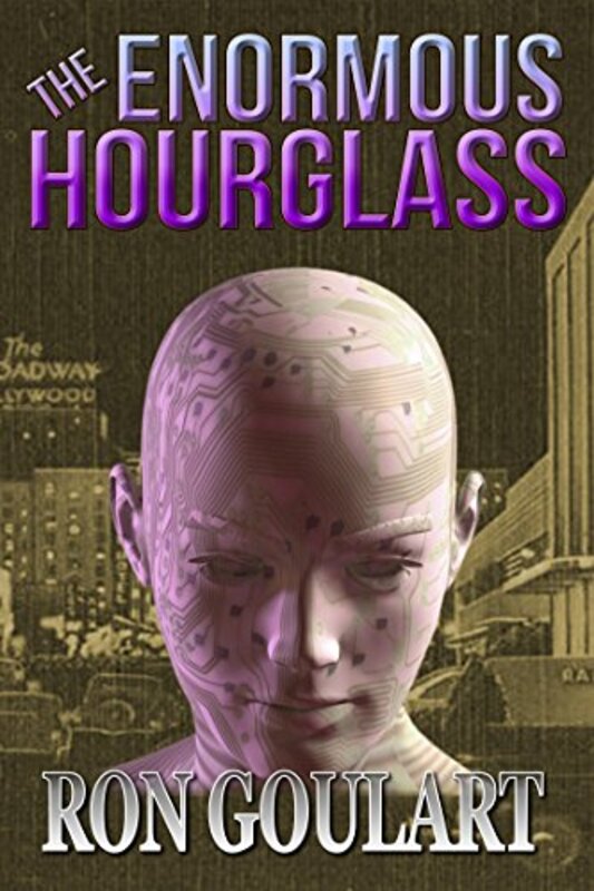 Book cover for "The Enormous Hourglass" by Ron Goulart