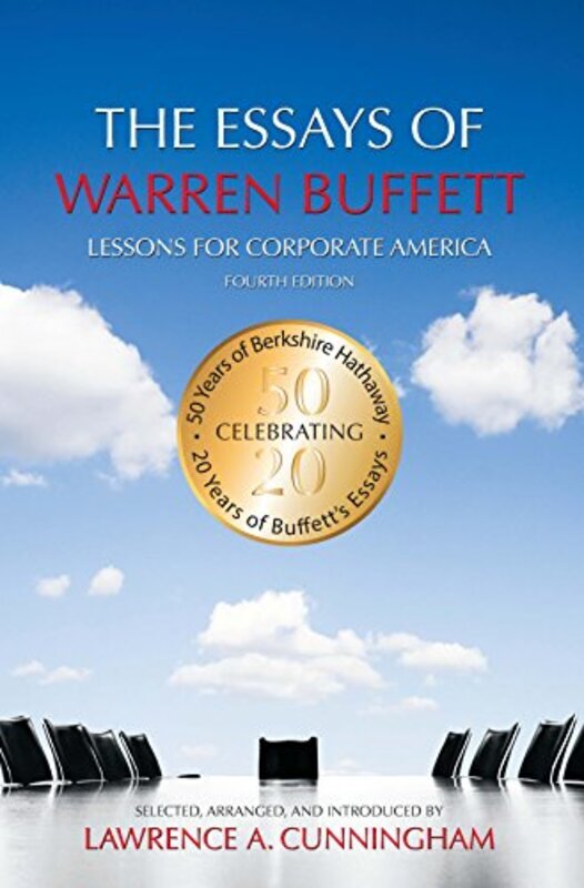 Book cover for "The Essays of Warren Buffett"