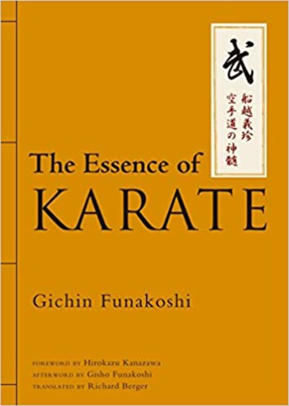 Book cover for "The Essence of Karate" by Gichin Funakoshi