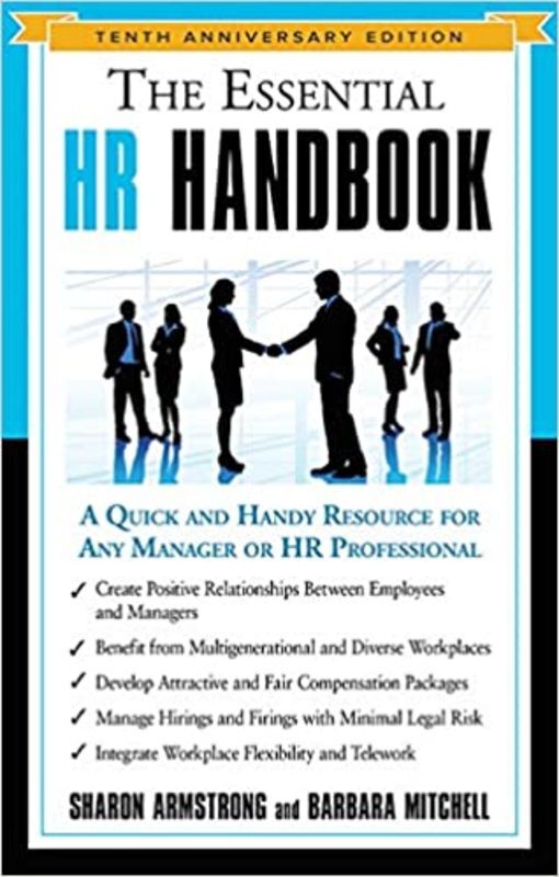 Book cover for "The Essential HR Handbook" by Sharon Armstrong