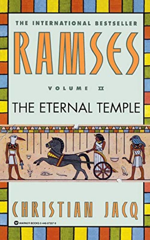 Book cover for "The Eternal Temple / The Temple of a Million Years" by Christian Jacq