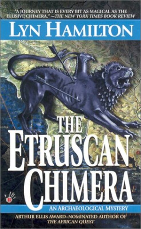Book cover for "The Etruscan Chimera" by Lyn Hamilton