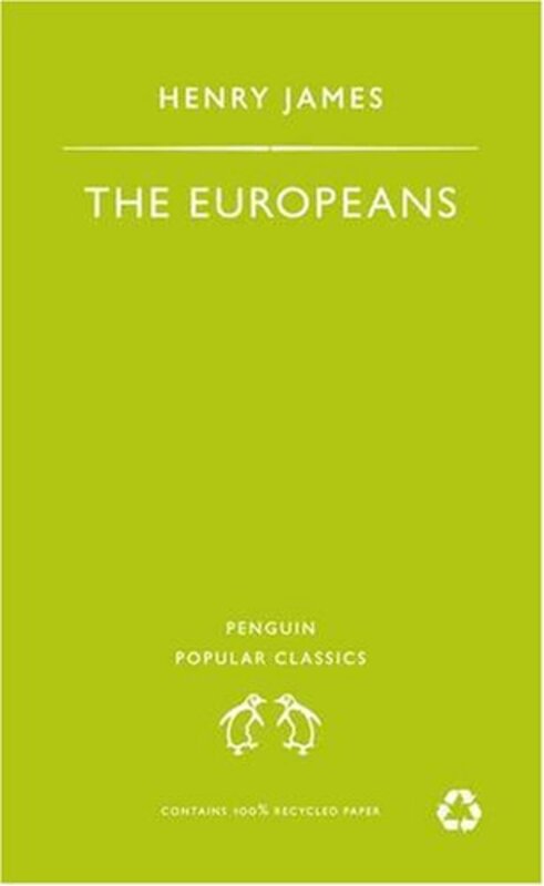 Book cover for "The Europeans" by Henry James