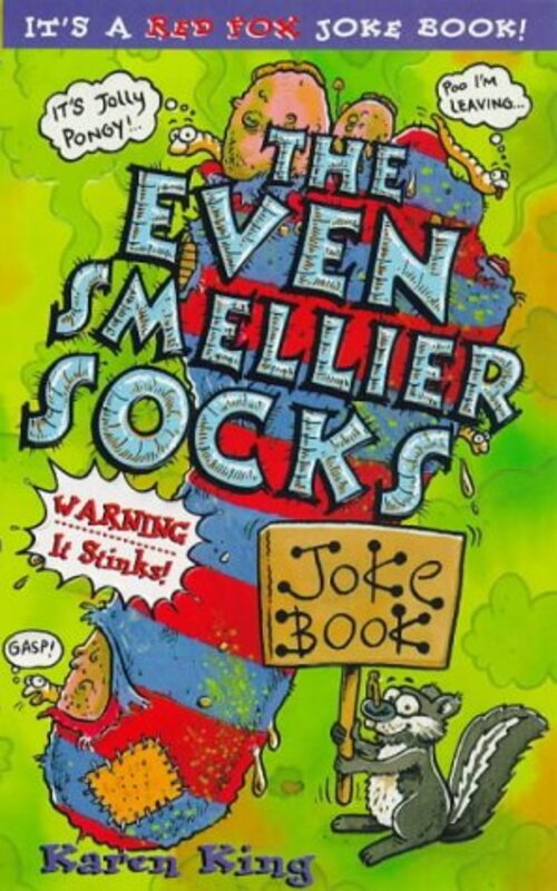 Book cover for "The Even Smellier Socks Joke Book" by Karen King