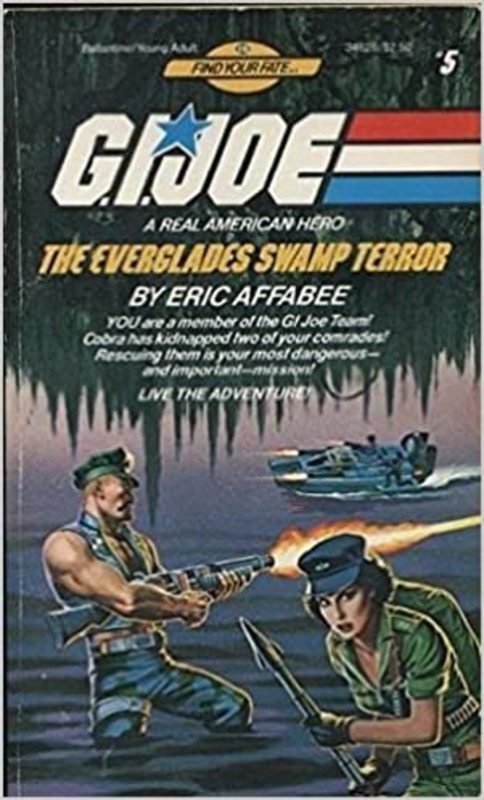 Book cover for "The Everglades Swamp Terror" by R.L. Stine