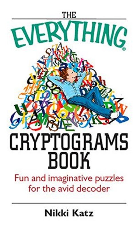Book cover for "The Everything Cryptograms Book" by Nikki Katz