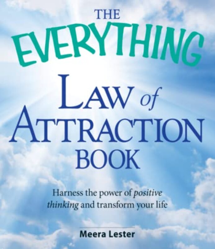 Book cover for "The Everything Law of Attraction Book" by Meera Lester