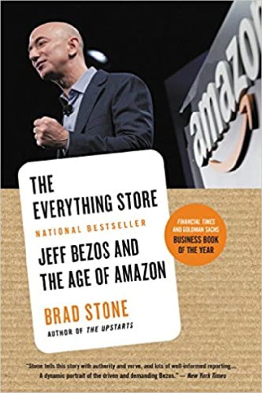 Book cover for "The Everything Store" by Brad Stone