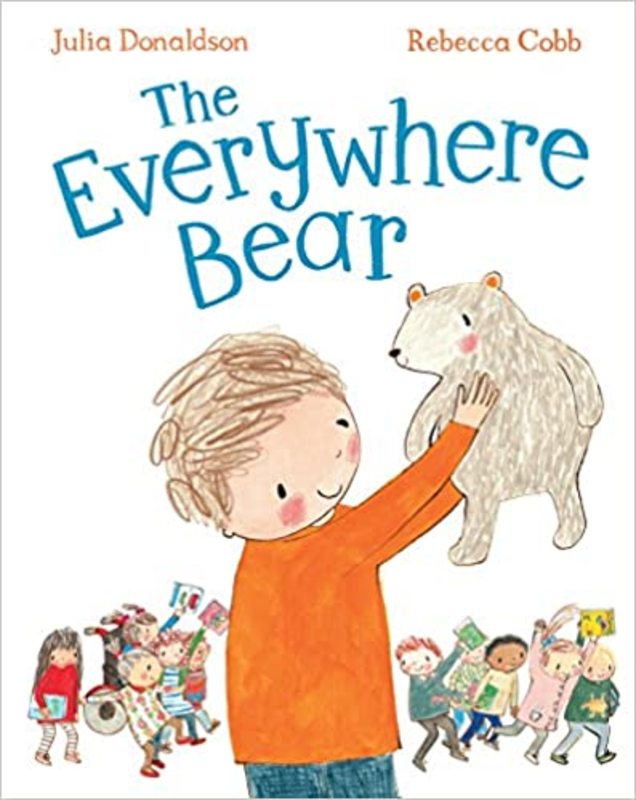 Book cover for "The Everywhere Bear" by Julia Donaldson
