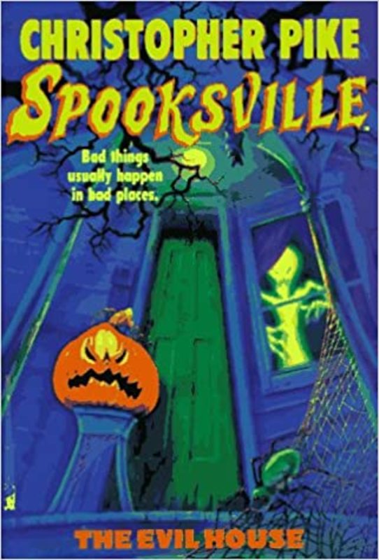Book cover for "The Evil House" by Christopher Pike
