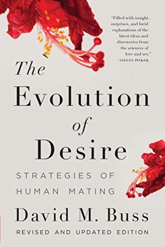 Book cover for "The Evolution of Desire" by David M Buss