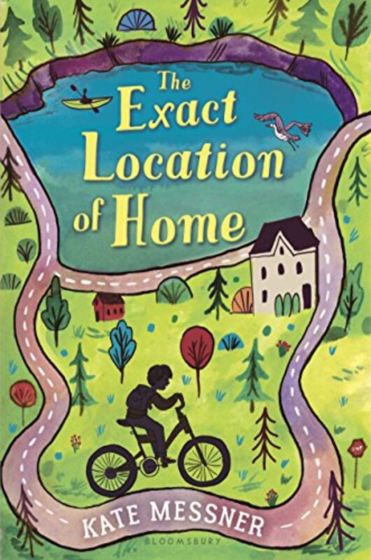 Book cover for "The Exact Location of Home" by Kate Messner