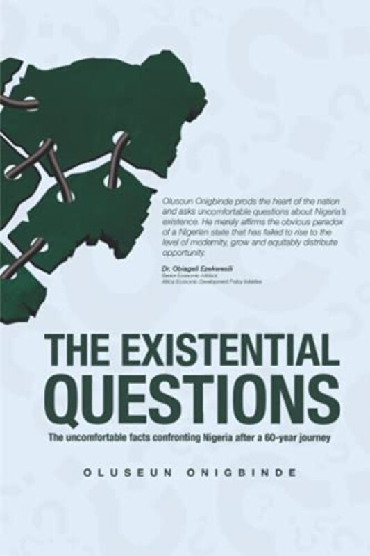 Book cover for "The Existential Questions" by Oluseun Onigbinde