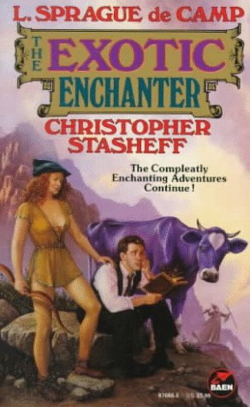 Book cover for "The Exotic Enchanter" by Christopher Stasheff
