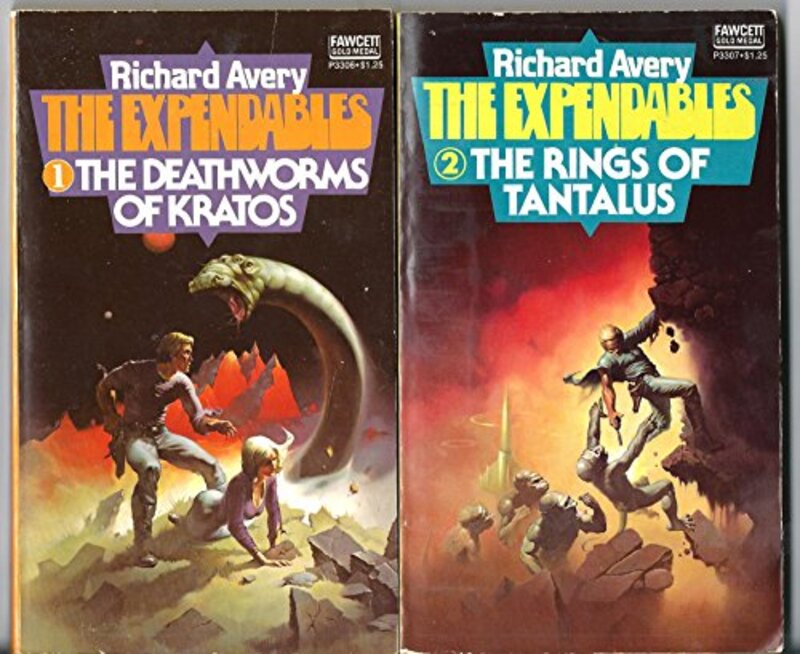 Book cover for "The Expendables: The Rings of Tantalus: 2" by Edmund Cooper
