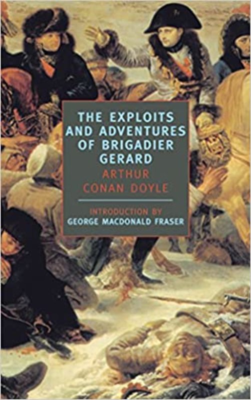 Book cover for "The Exploits and Adventures of Brigadier Gerard" by Arthur Conan Doyle