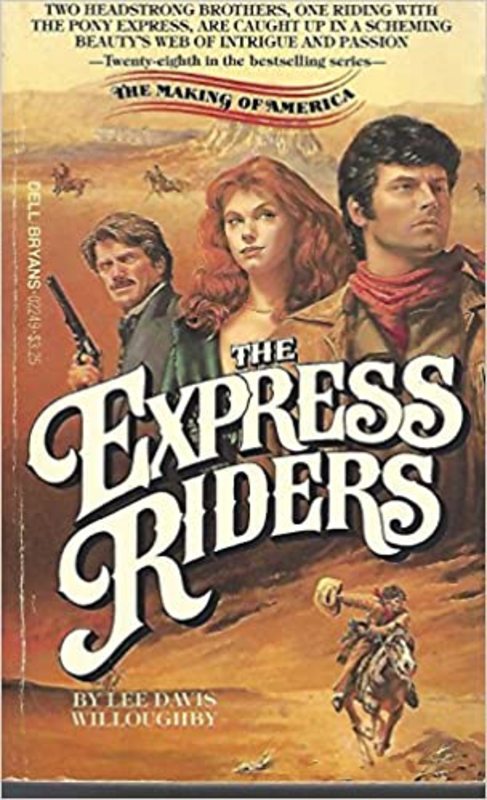 Book cover for "The Express Riders" by Lee Davis Willoughby