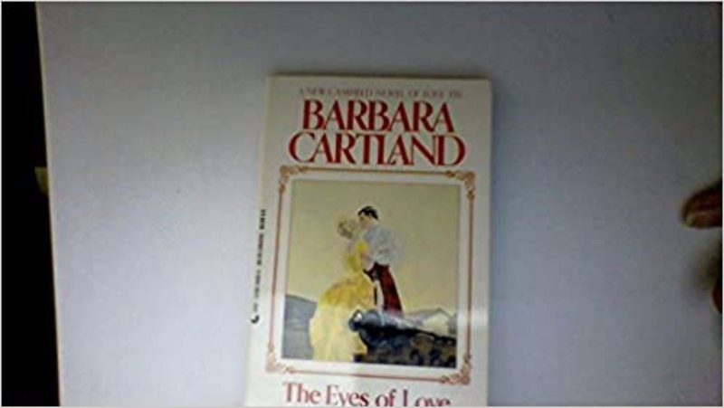 Book cover for "The Eyes of Love" by Barbara Cartland