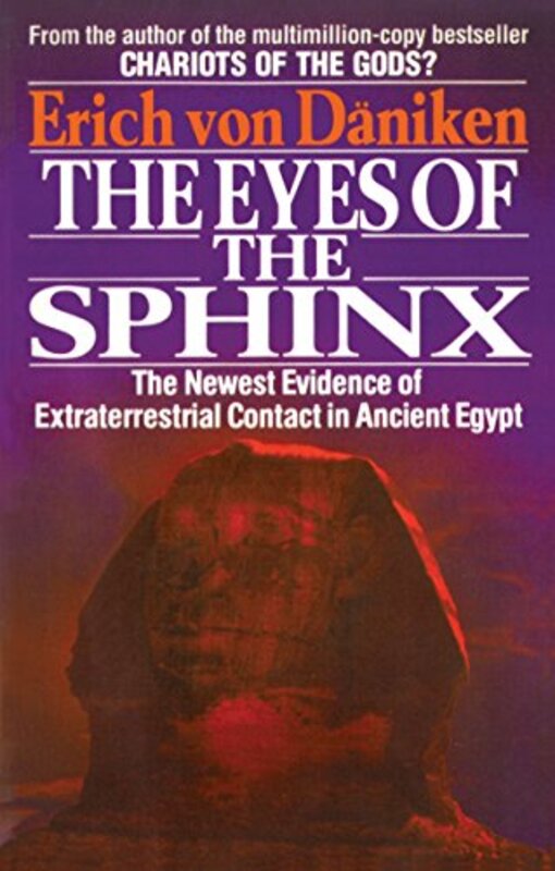 Book cover for "The Eyes of the Sphinx" by Erich von Däniken