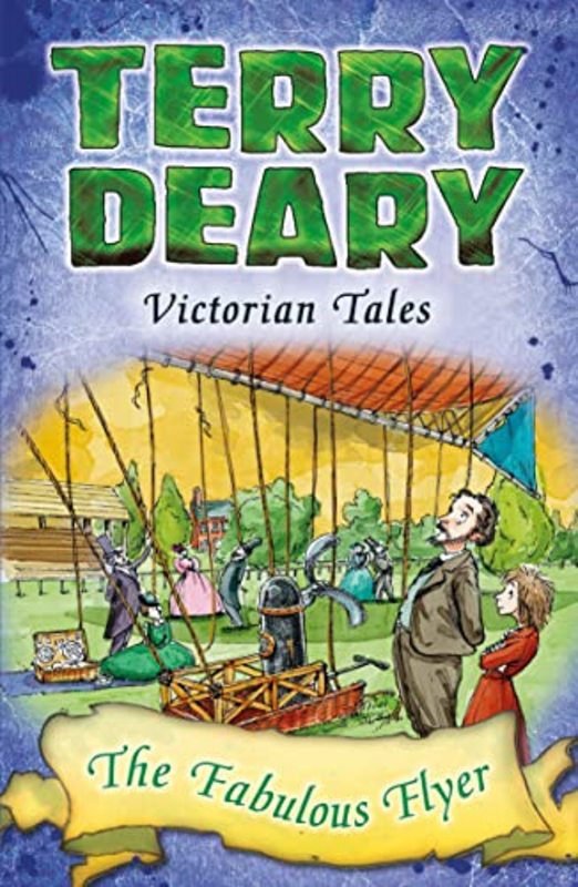 Book cover for "The Fabulous Flyer" by Terry Deary