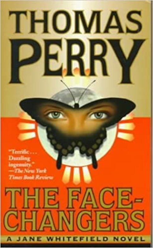 Book cover for "The Face-Changers" by Thomas Perry