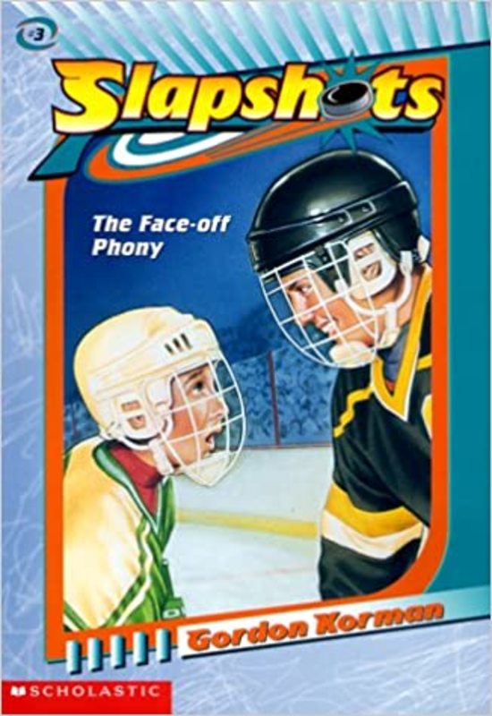 Book cover for "The Face-Off Phony" by Gordon Korman
