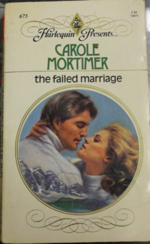 Book cover for "The Failed Marriage" by Carole Mortimer
