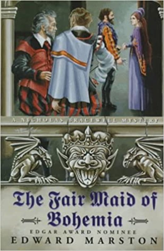 Book cover for "The Fair Maid of Bohemia" by Edward Marston