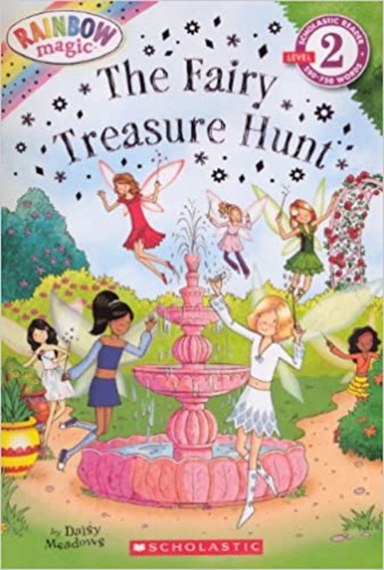 Book cover for "The Fairy Treasure Hunt" by Daisy Meadows